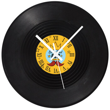 King, Best dad ever, Ρολόι τοίχου Βινύλιο (30cm)