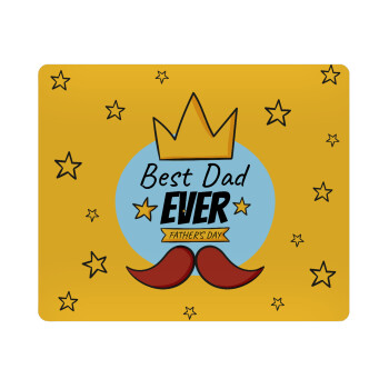 King, Best dad ever, Mousepad rect 23x19cm