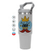 GREY color, 890ml (30oz) stainless Steel Tumbler with Handle
