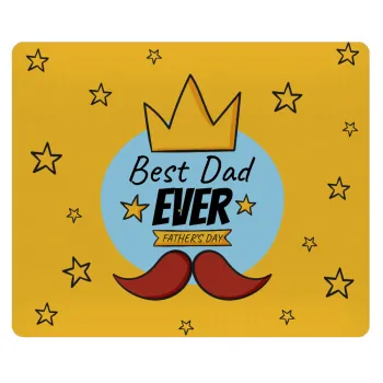 King, Best dad ever, Mousepad ορθογώνιο 23x19cm