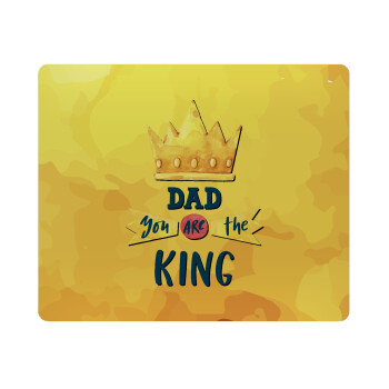 Dad you are the King, Mousepad ορθογώνιο 23x19cm