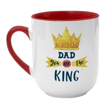 Dad you are the King, Κούπα κεραμική tapered 260ml
