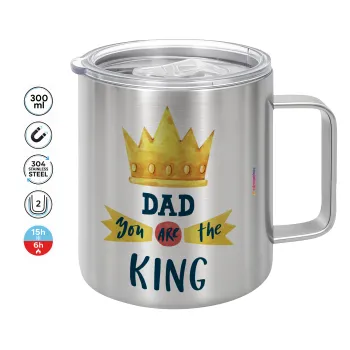 Dad you are the King, Mug Stainless steel double wall 300ml