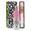 Easter Set, Metallic pink/white (Stainless steel) thermos, double-walled, 500ml & aromatic flat Easter candle (30cm) (PINK)