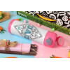 Easter candle, Childrens hot water bottle, stainless steel, with safety straw, PINK (500ml)