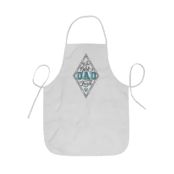 To the best DAD on earth, Ποδιά Σεφ ολόσωμη κοντή  Παιδική (44x62cm)