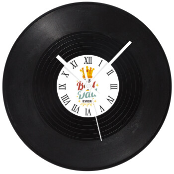 The Best DAD ever, Ρολόι τοίχου Βινύλιο (30cm)