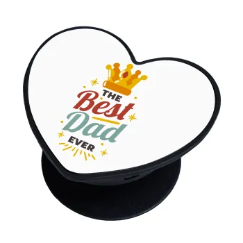 The Best DAD ever, Phone Holders Stand  καρδιά Μαύρο Βάση Στήριξης Κινητού στο Χέρι