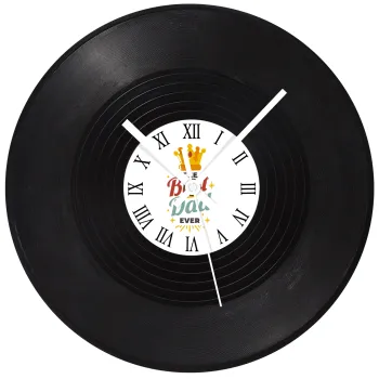 The Best DAD ever, Ρολόι τοίχου Βινύλιο (30cm)