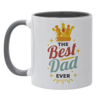 The Best DAD ever, Mug colored grey, ceramic, 330ml