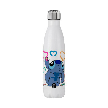 Lilo & Stitch painting, Stainless steel, double-walled, 750ml