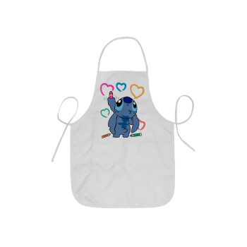 Lilo & Stitch painting, Ποδιά Σεφ ολόσωμη κοντή  Παιδική (44x62cm)