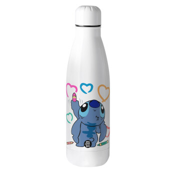 Lilo & Stitch painting, Μεταλλικό παγούρι θερμός (Stainless steel), 500ml