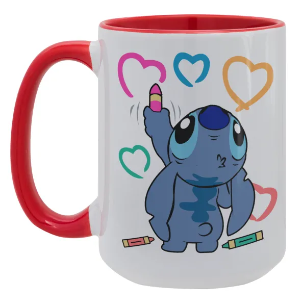 Lilo & Stitch painting — Mega 15oz Κόκκινη