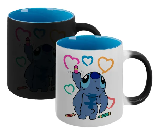 Lilo & Stitch painting — Μαγική εσωτερικό μπλε