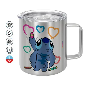 Lilo & Stitch painting, Κούπα Ανοξείδωτη διπλού τοιχώματος 300ml