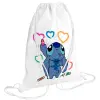 Backpack pouch GYMBAG white (28x40cm)