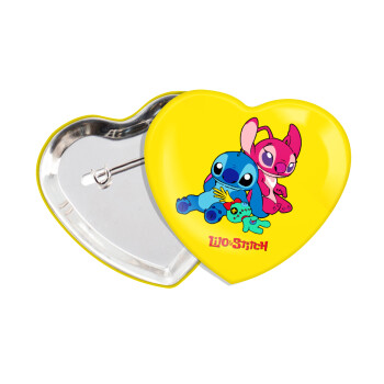 Lilo & Stitch, Κονκάρδα παραμάνα καρδιά (57x52mm)