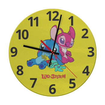Lilo & Stitch, Ρολόι τοίχου γυάλινο (30cm)