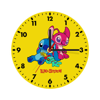 Lilo & Stitch, Wooden wall clock (20cm)