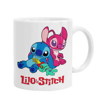 Lilo & Stitch, Ceramic coffee mug, 330ml (1pcs)