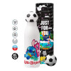 Soccer Metal mug thermos, double wall, 550ml