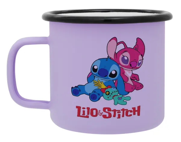 Lilo & Stitch — Κούπα Μεταλλική εμαγιέ ΜΑΤ Light Pastel Purple 360ml