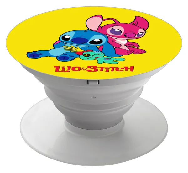 Lilo & Stitch — Phone Holders Stand  Λευκό Βάση Στήριξης Κινητού στο Χέρι