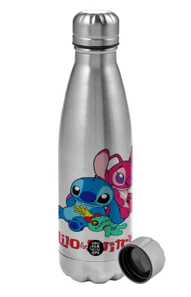 Lilo & Stitch — Μεταλλικό παγούρι νερού, ανοξείδωτο ατσάλι, 750ml