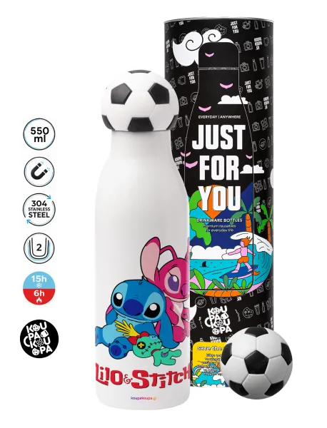 Lilo & Stitch — Soccer Metal mug thermos, double wall, 550ml