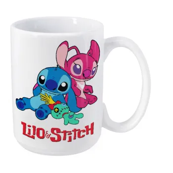 Lilo & Stitch, Κούπα Mega, κεραμική, 450ml