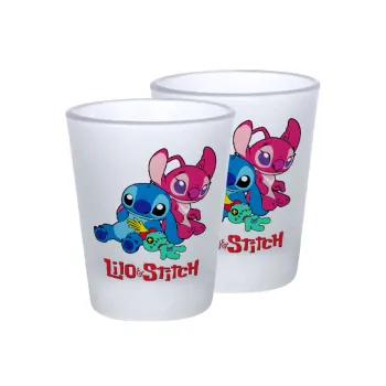 Lilo & Stitch, Σφηνοπότηρα γυάλινα 45ml του πάγου (2 τεμάχια)