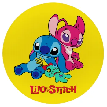 Lilo & Stitch, Mousepad Στρογγυλό 20cm