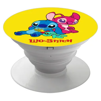 Lilo & Stitch, Phone Holders Stand  Λευκό Βάση Στήριξης Κινητού στο Χέρι