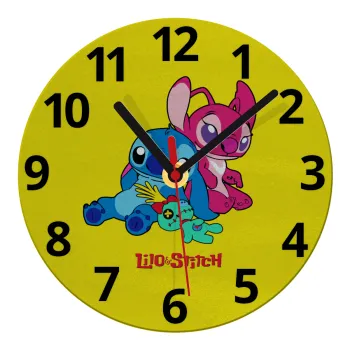 Lilo & Stitch, Ρολόι τοίχου γυάλινο (20cm)