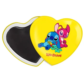Lilo & Stitch, Μαγνητάκι καρδιά (57x52mm)