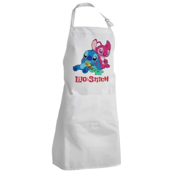 Lilo & Stitch, Adult Chef Apron (with sliders and 2 pockets)