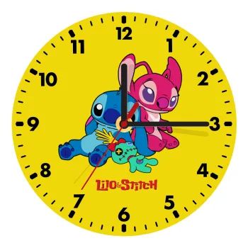 Lilo & Stitch, Ρολόι τοίχου ξύλινο (20cm)