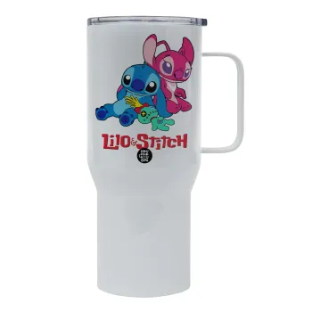 Lilo & Stitch, Tumbler με καπάκι, διπλού τοιχώματος (θερμό) 750L