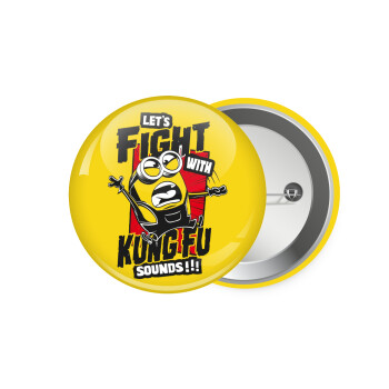 Minions Let's fight with kung fu sounds, Κονκάρδα παραμάνα 7.5cm