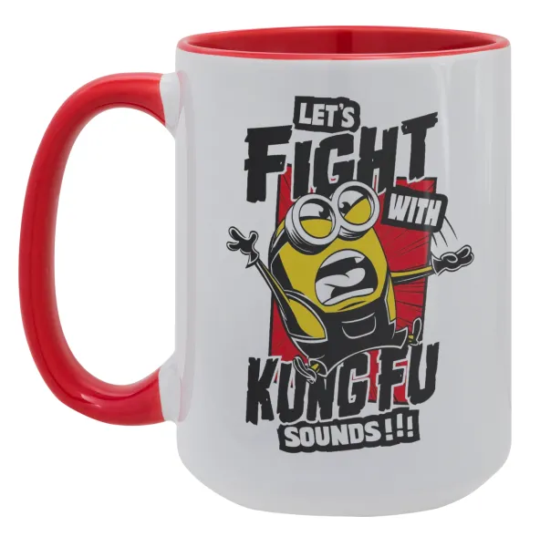 Minions Let's fight with kung fu sounds — Mega 15oz Κόκκινη