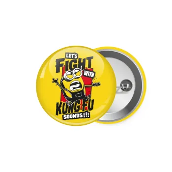 Minions Let's fight with kung fu sounds, Κονκάρδα παραμάνα 5.9cm