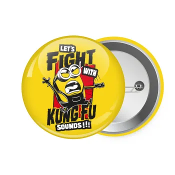Minions Let's fight with kung fu sounds, Κονκάρδα παραμάνα 7.5cm