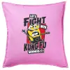 Sofa cushion Pink 50x50cm includes filling