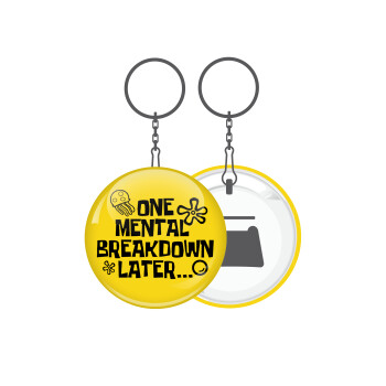 one mental breakdown later bob spongebob, Μπρελόκ μεταλλικό 5cm με ανοιχτήρι