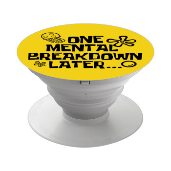 one mental breakdown later bob spongebob, Phone Holders Stand  White Hand-held Mobile Phone Holder