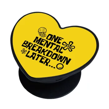 one mental breakdown later bob spongebob, Phone Holders Stand  καρδιά Μαύρο Βάση Στήριξης Κινητού στο Χέρι