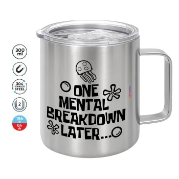 one mental breakdown later bob spongebob, Κούπα Ανοξείδωτη διπλού τοιχώματος 300ml