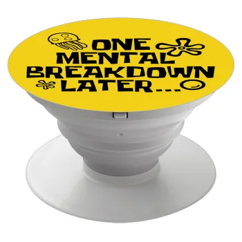 one mental breakdown later bob spongebob, Phone Holders Stand  White Hand-held Mobile Phone Holder