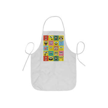 Ο μπομπ και οι φίλοι του, Ποδιά Σεφ ολόσωμη κοντή  Παιδική (44x62cm)